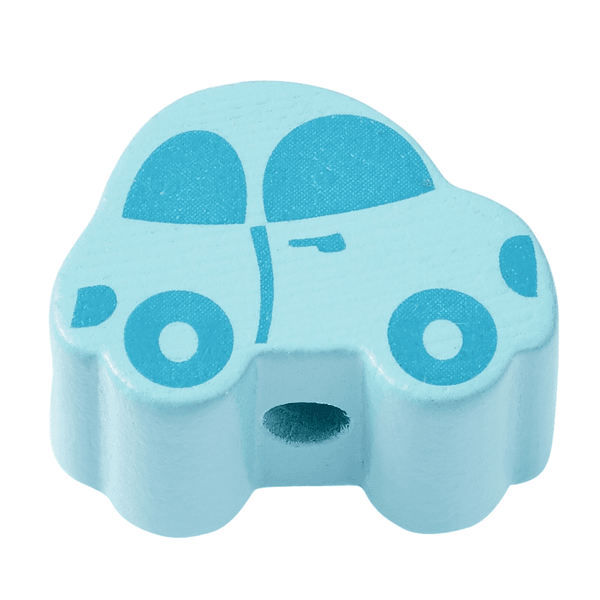 Bil treperle lysblå 2pk