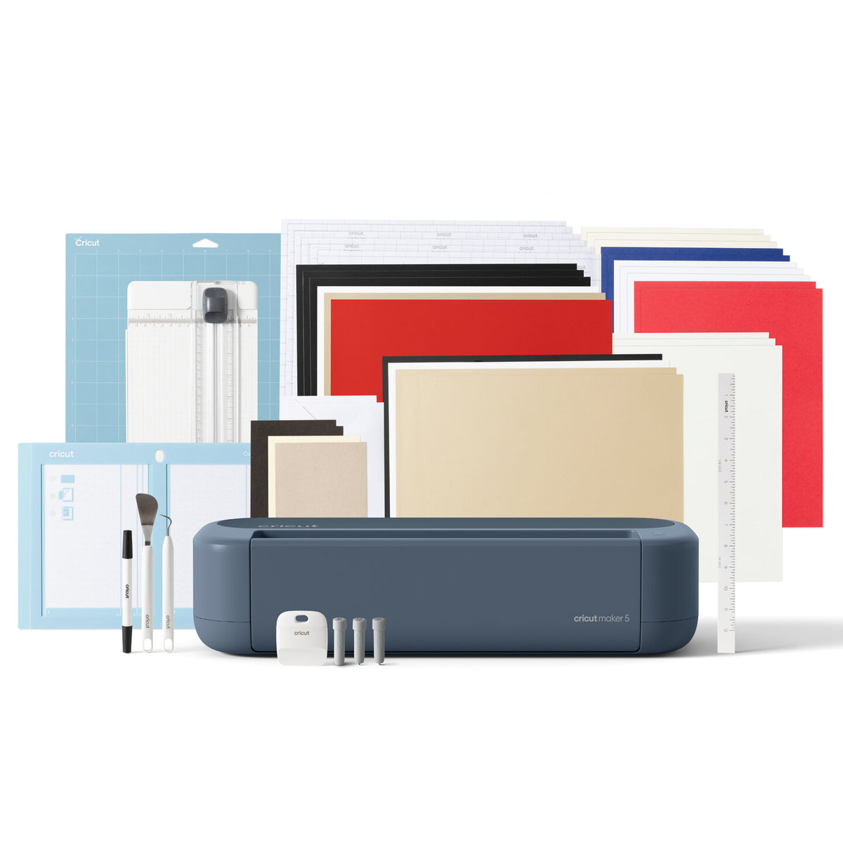 NYHET! Cricut Maker 5 Essentials bundle - slate blue