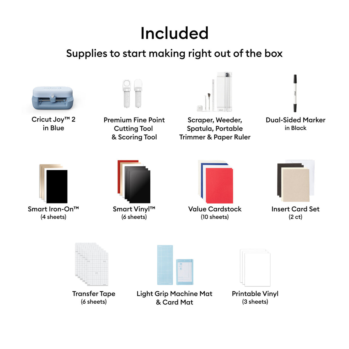 Cricut Joy 2 Blue Essential bundle