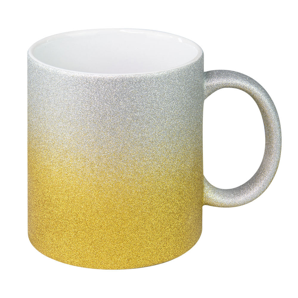 Sublimeringskopp glitter 11 oz