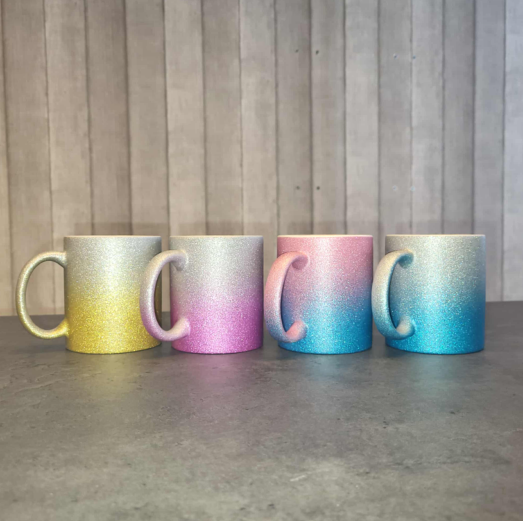 Sublimeringskopp glitter 11 oz